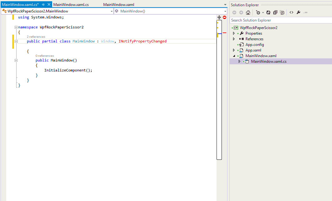 VS2013 RSharper NotifiyPropChanged