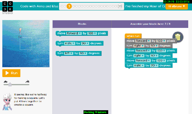 Hour of Code - Sample 02