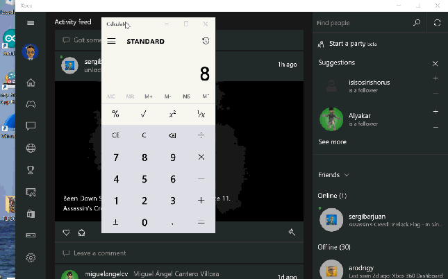 2015 08 04 W10 Screen Recording using XBox