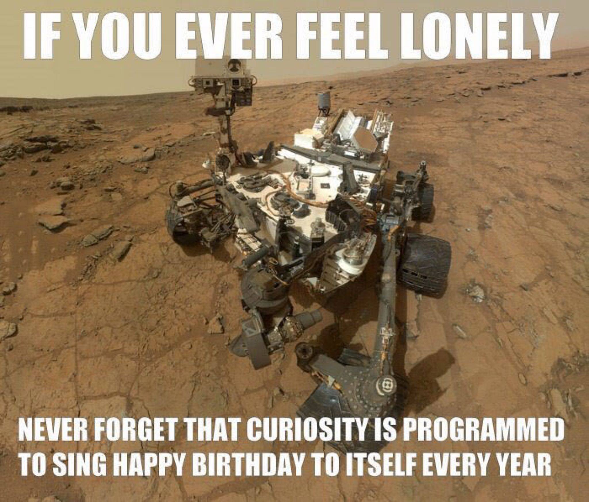 if you ever feel loney mars rover