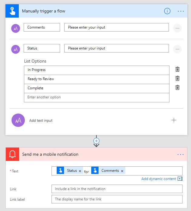 #Flow – New input options when using Flow Button: list of choices – El ...