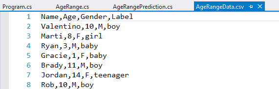 01 mlnet age range data