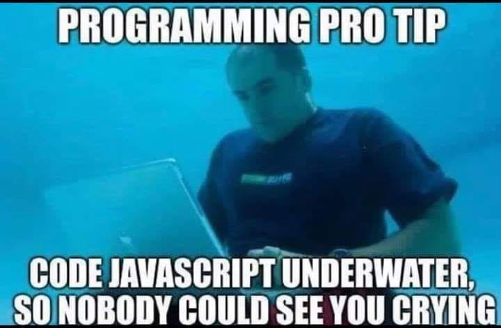 #Humor – #Javascript programming tip – El Bruno