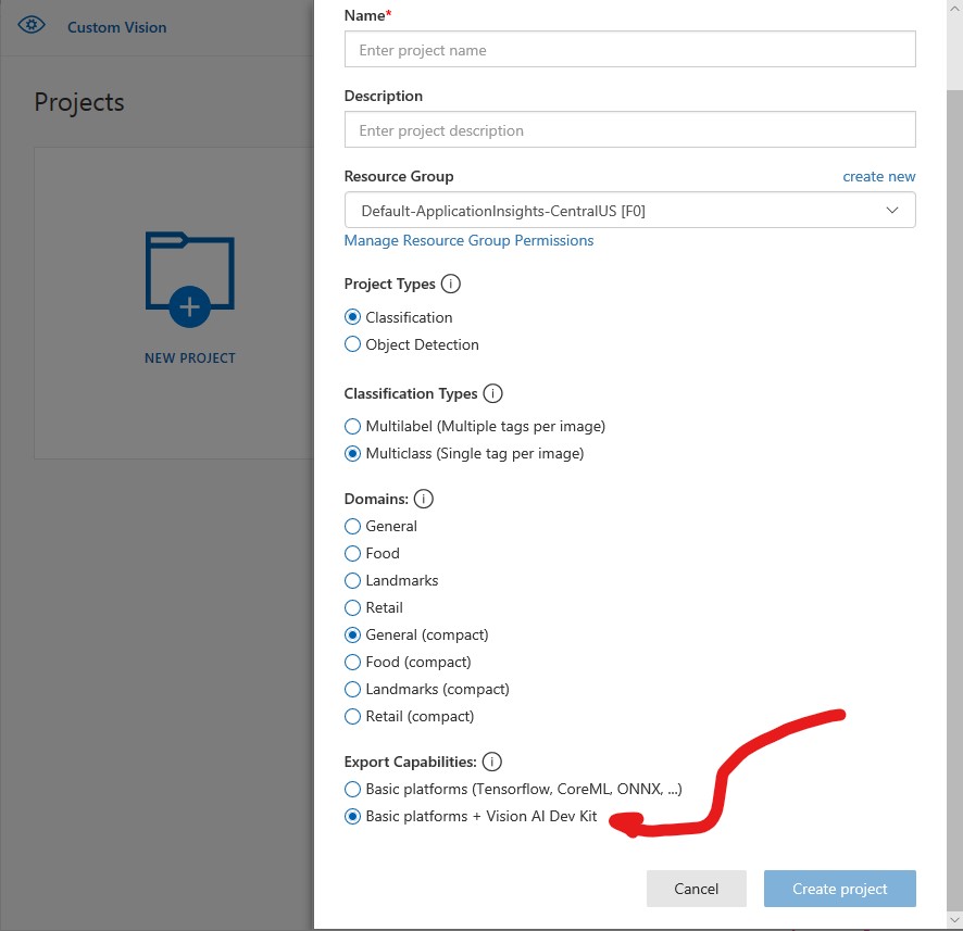 Custom Vision export to Vision AI Dev Kit.jpg