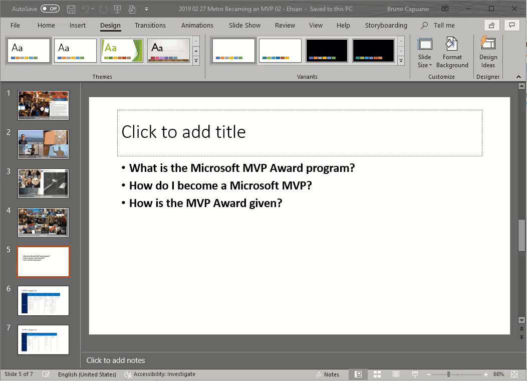 Powerpoint design ideas