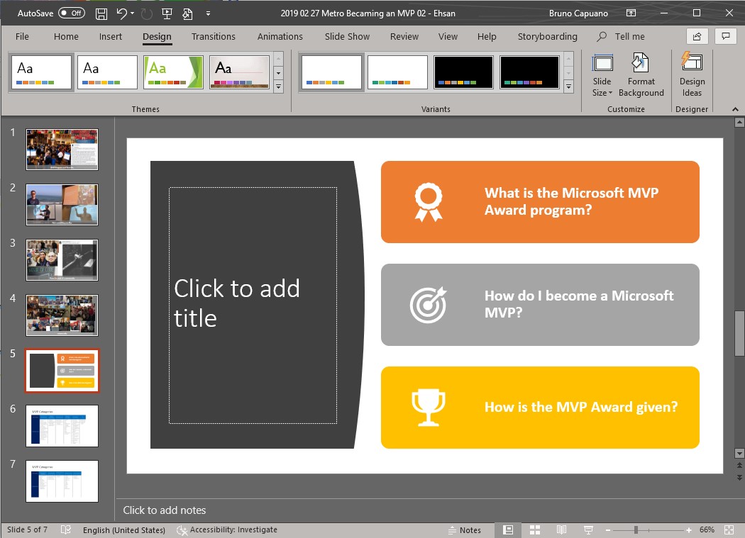 powerpoint slide updated