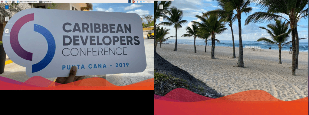 raspberry pi 4 multi monitor ready for Caribbean Developers Conference
