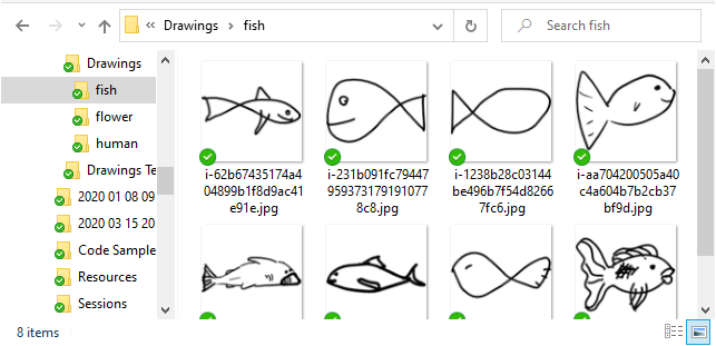 model builder images for training