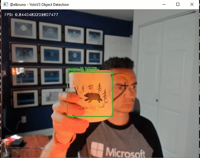 Object Detection live sample with Yolo V3