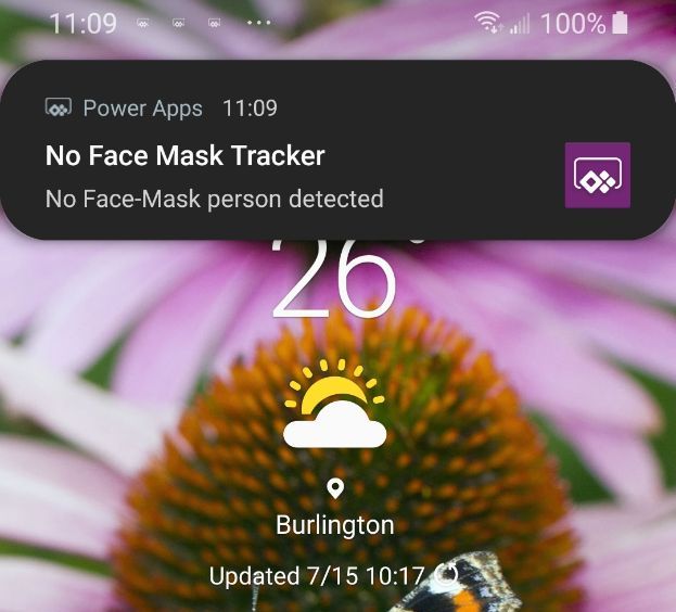 power automate notification in phone