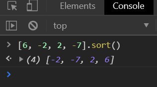 array sorting in Javascript