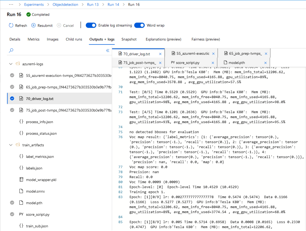 mlnet 11 object detection azure track 01
