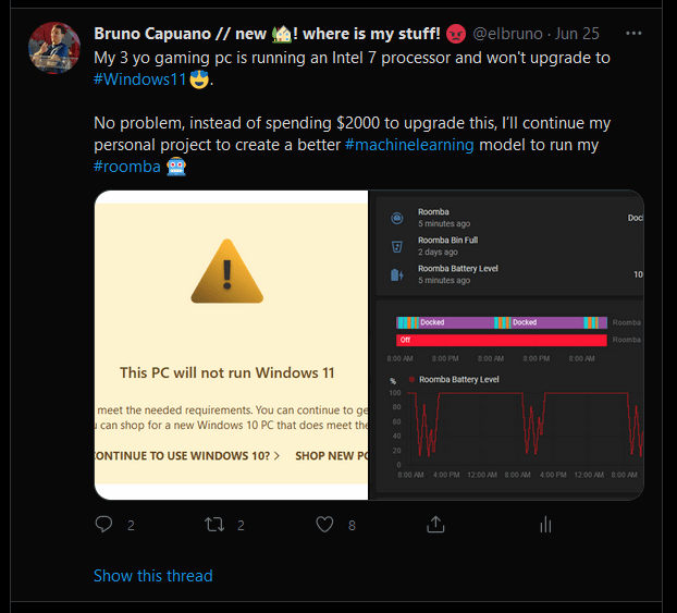 my pc is not ready for windows 11