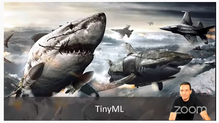 ElBruno TinyML session with sharks