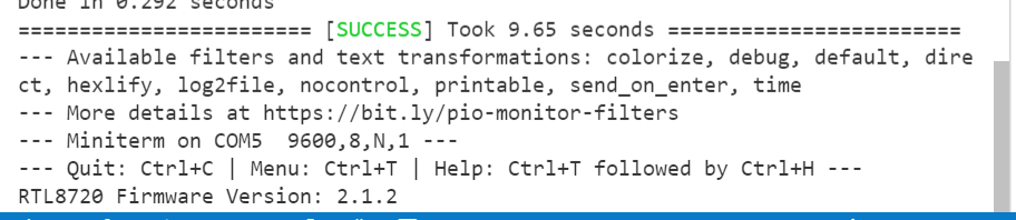 build and firmware check working