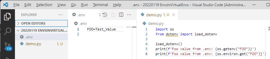 file structure for venv load vars demo