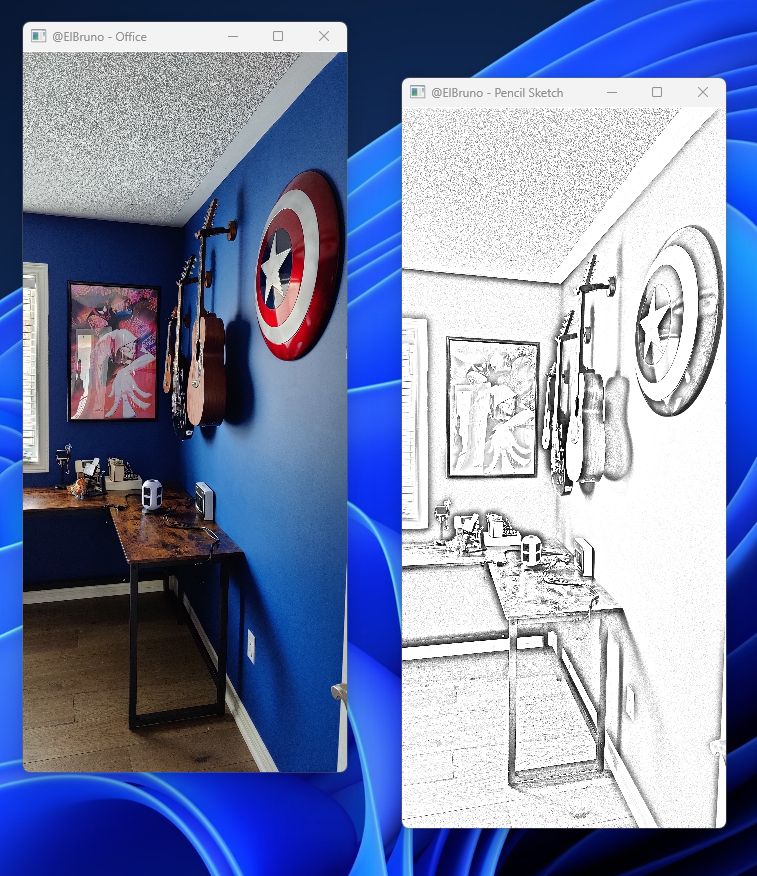 add pencil sketch effect to an image