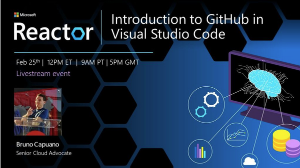 #Event – Introduction to GitHub in Visual Studio Code 📝at @msftreactor ...