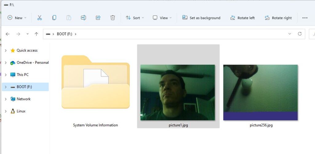 espcam sd card photos